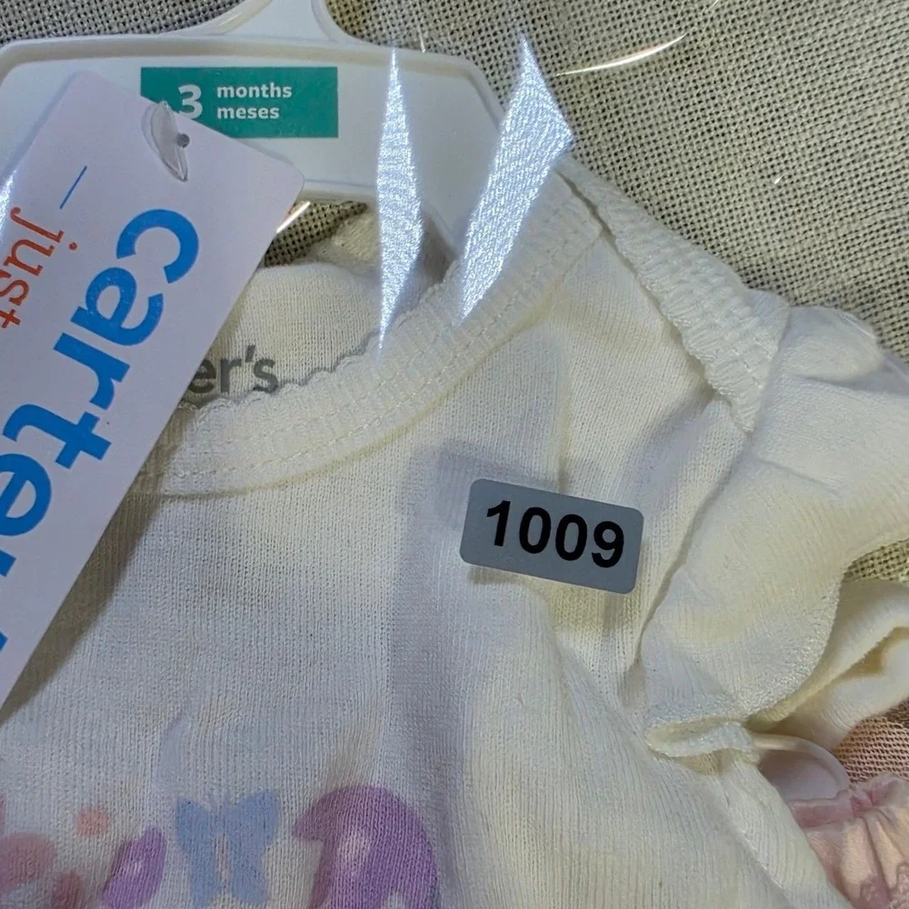 Carters Just One You Baby Girl Bunny Bodysuit and Pink Tutu Skirt Set 3M 6M